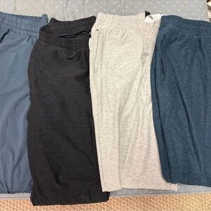 Kirkland Signature Men's Jogger Pants Bundle in Black, Light Gray, Blue, Navy